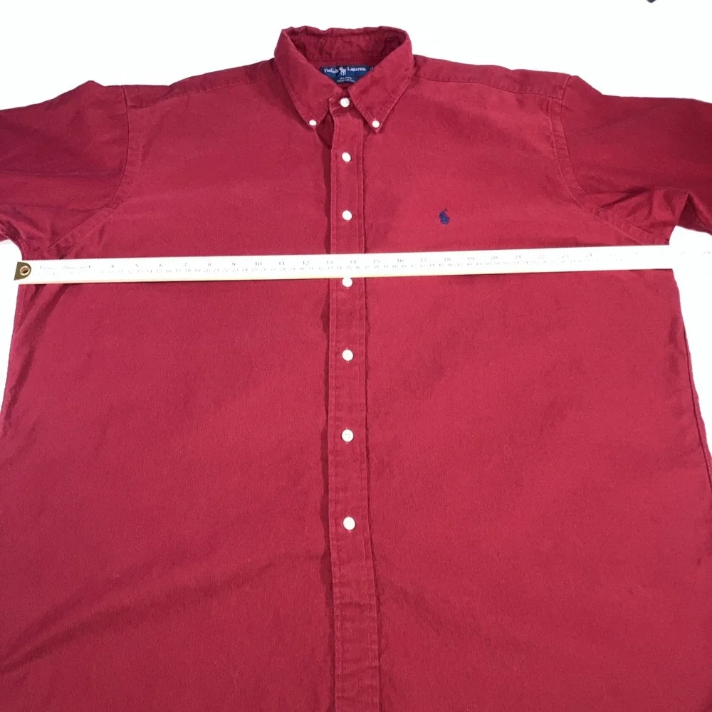 Vintage Polo Ralph Lauren Blake Mens XL Red Pinwale Corduroy Relaxed Fit